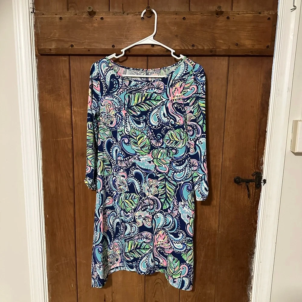 Lilly Pulitzer Edna dress Hanging with Fronds xs - Picture 2 of 3
